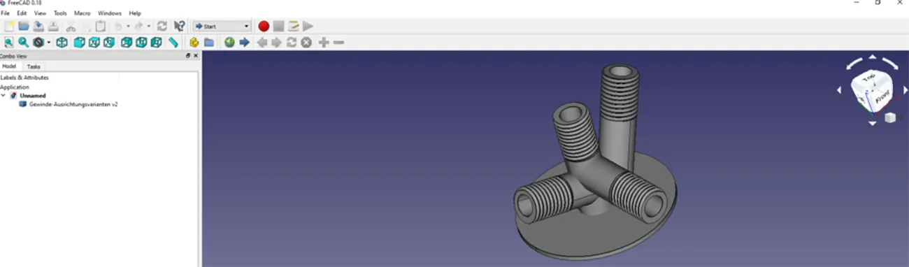 Beitragsbild Umwandeln STEP zu STL mit FreeCAD