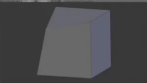 3D Model Cube Edges Connected