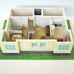 Colorjet architectural model