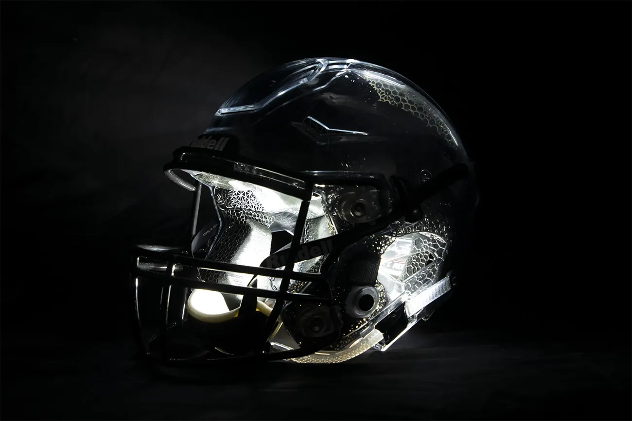 Riddell and Carbon® Produce First-Ever 3D Printed Football Helmet Liner