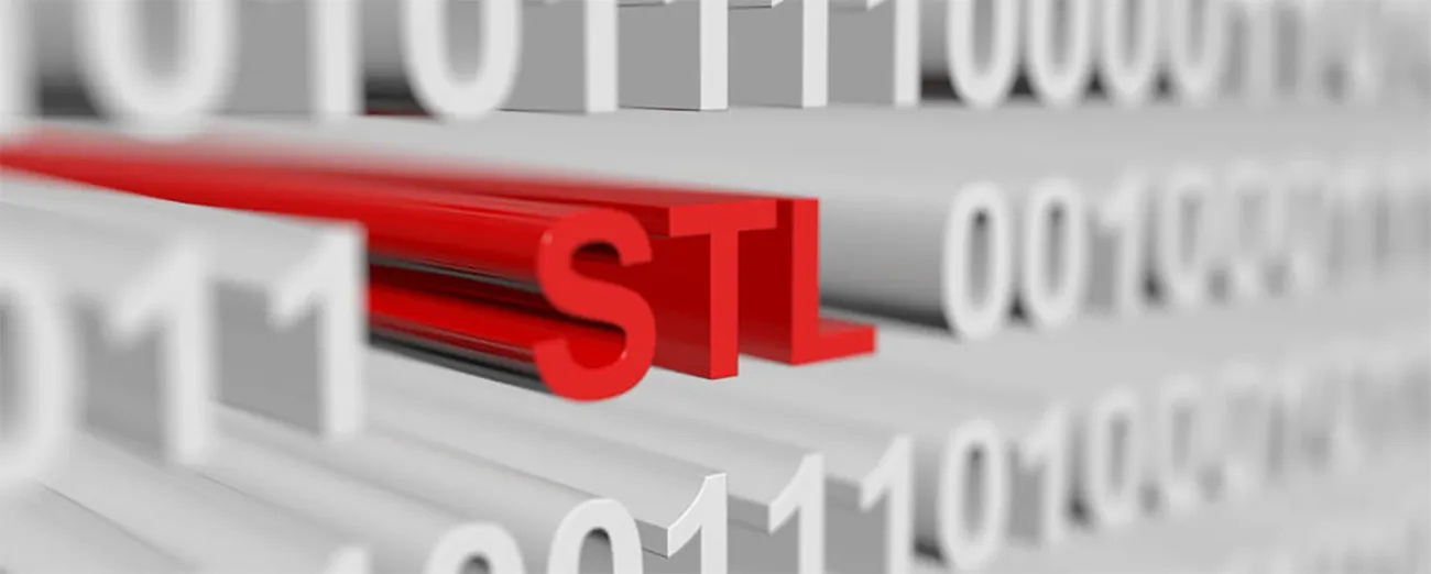 Symbolbild Dateiformat STL 3D Druck