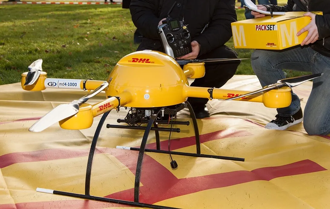 Logistics drone by DHL
