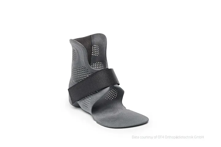 Fußorthese 3D gedruckt aus PA 11