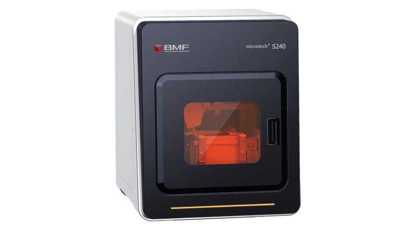 Image of a Boston Microfabrication 3D printer, type MicroArch S240